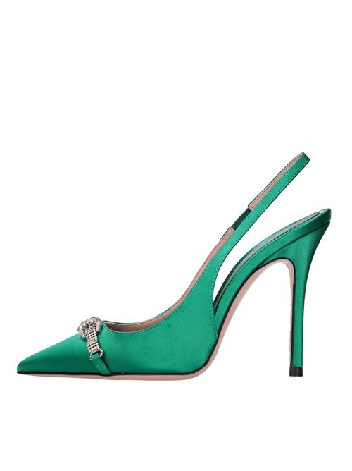 Décolleté Slingback in raso GEDEBE | DOMINIQUE SLINGBACK 105 SATINEMERALD